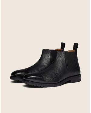 Oliver Sweeney Deer Leather Chelsea Boots - Black