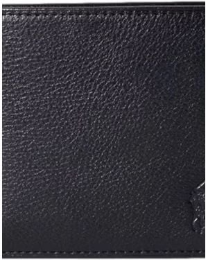 Polo Ralph Lauren Eu Bill Leather C Wallet 002 - Blue