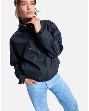 Roxy Wait For Me Hooded Waterproof Jacket - Blue