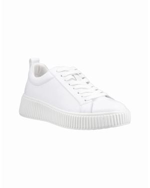 Hush Puppies Harlow Leather Trainers - White