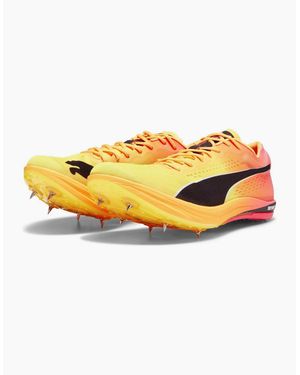 PUMA Evospeed Long Distance Track Running Spikes - Yellow