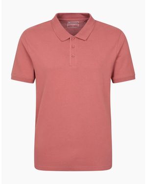Mountain Warehouse Dawnay Textured Pique Polo Shirt - Pink