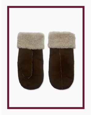 Nooki Design Fleur Mittens - White