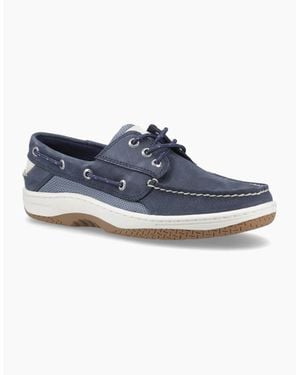 Sperry Top-Sider Sperry Billfish 3 Eye Leather Boat Shoes - Blue