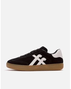 Fitflop The Dash T-Toe Suede Trainers - Brown