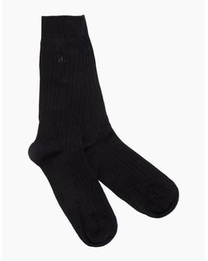 Swole Panda Comfort Cuff Socks - Black
