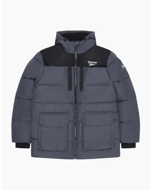 Reebok Rb1497 Parka Puffer Jacket - Blue