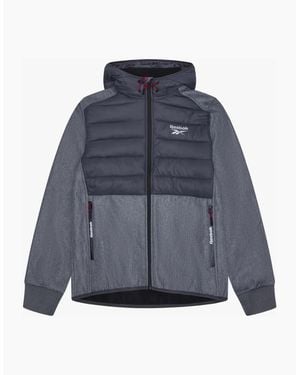 Reebok Rb1562 Mixed Media Jacket - Blue