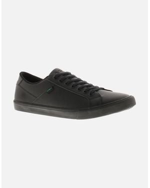 Kickers Casual Shoes Kody Lo Leather Lace Up Uk Size - Black