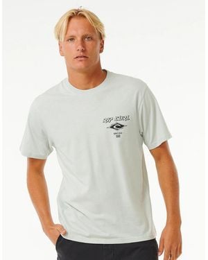 Rip Curl Rip Curl Fade Out Icon Short Sleeve T-Shirt - Grey