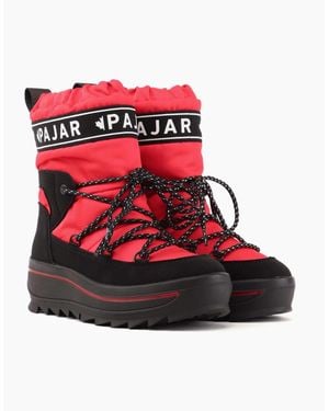 Pajar Galaxy Pull On Waterproof Snow Boot - Red