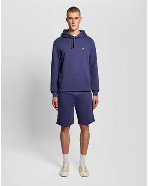 Lyle & Scott Cotton Sweat Shorts - Blue