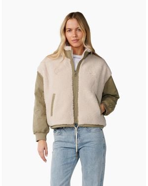 Rip Curl Rip Curl Venture Sherpa Full Zip Fleece - Natural