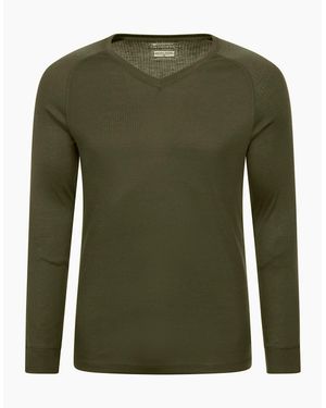 Mountain Warehouse Talus V Neck Thermal Top - Green