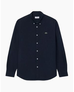Lacoste Ch8800 Regular Fit Oxford Shirt - Blue