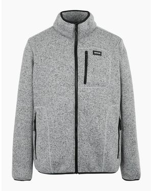 Regatta Barlee Marl Full Zip Fleece Jacket - Grey