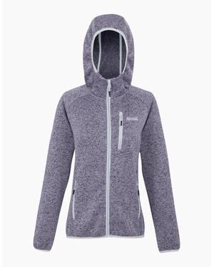 Regatta Ladies Newhill Ii Marl Full Zip Hoodie - Purple