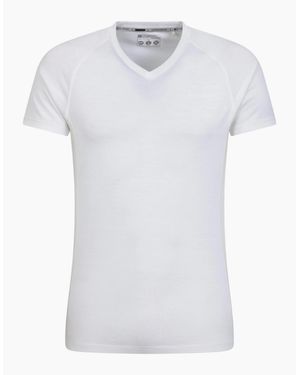 Mountain Warehouse Summit Merino Wool Thermal Top - White