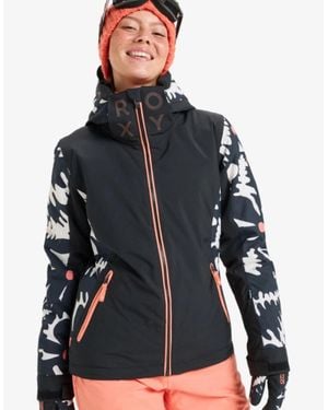 Roxy Free Jet Waterproof Ski Jacket - Blue
