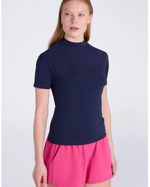 Mountain Warehouse Ladies Uv Protection Rash Guard - Blue