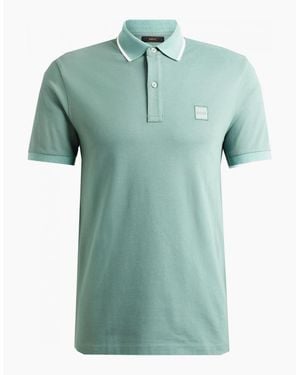 BOSS Mint Passertip Polo - Green