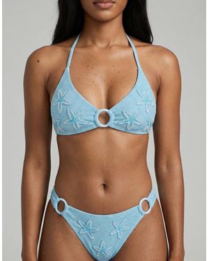 Oceanus Mia's Marina Bikini Bottom Multi Colour - Blue