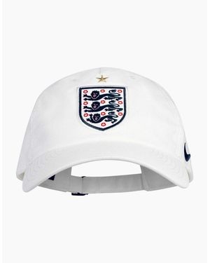 Nike England Fa Cotton Logo Baseball Cap - White