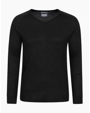 Mountain Warehouse Talus V Neck Thermal Top - Black