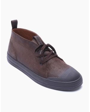 Base London London Rise Leather Ankle Boots - Purple