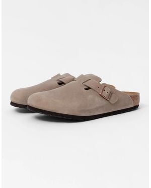 Birkenstock Boston Oiled Nubuck Leather Clogs - Brown