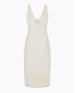 BOSS 10248776 01 Jersey Skirt - White