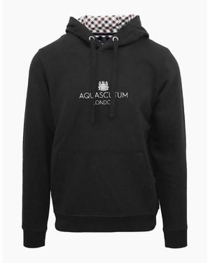 Aquascutum Hooded Sw - Black