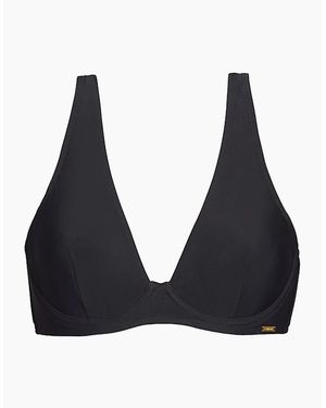 Calvin Klein Core Curve Swimwear Plunge Bralette - Black