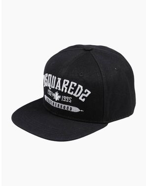 DSquared² Brotherhood Logo Cap - Black