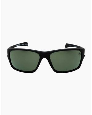 Timberland Matte Framed Polarised Lensed Sunglasses - Green