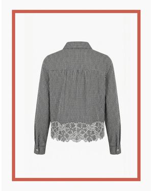 Nooki Design Koren Embroidered Blouse - Grey