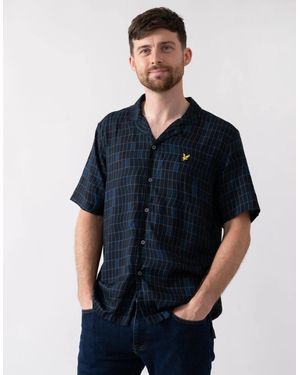 Lyle & Scott Lyle & Scott Pool Print Shirt - Blue