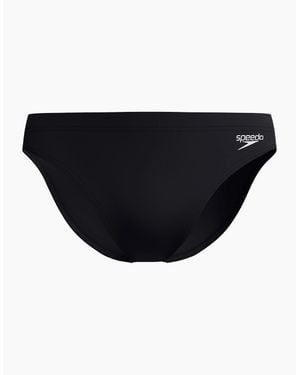 Speedo Logo Endurasoft Briefs - Black