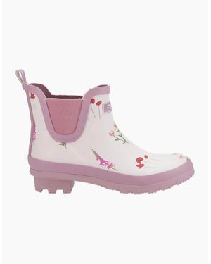 Cotswold Wildflower Ankle Wellington Boots - Pink