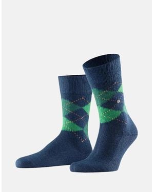 Burlington Preston Socks - Blue