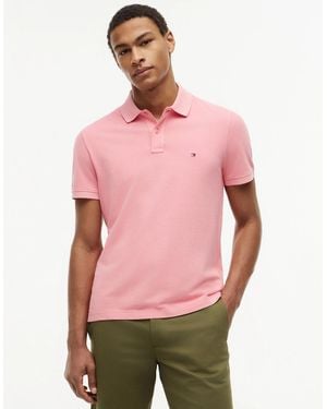 Tommy Hilfiger Garment Dyed Regular Fit Polo - Pink