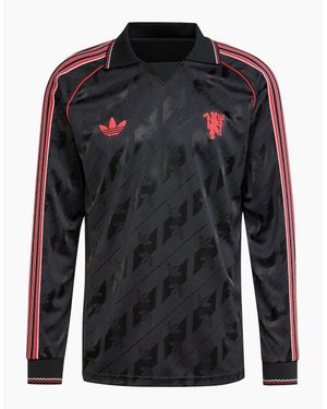adidas Ls Jsy Football Shirt - Black