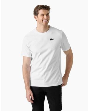 Helly Hansen Sport Staple T-Shirt Cotton Short Sleeve T-Shirts - White