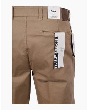 Brax Everest Cotton Chino Stone - Natural