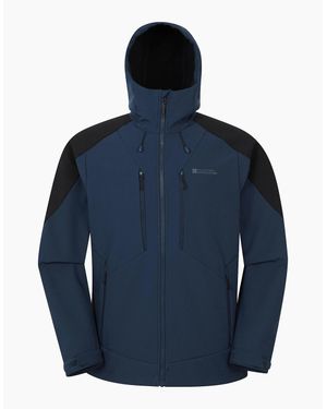 Mountain Warehouse Radius Recycled Soft Shell Jacket - Blue