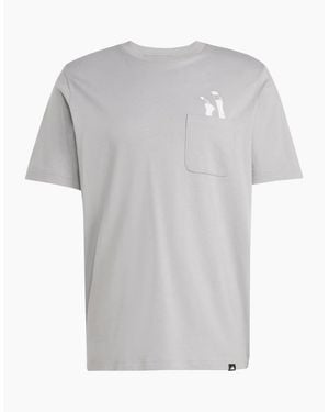 adidas Regular Fit Short Sleeve Crew Neck T-Shirt - Grey