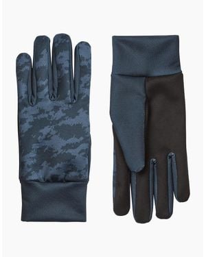 SealSkinz Ryston Water Repellent Print Nano Fleece Gloves - Blue