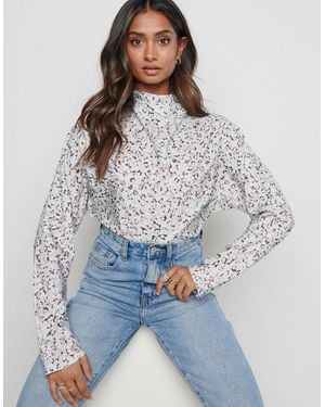 Pretty Lavish Bonnie Backless Blouse - Blue