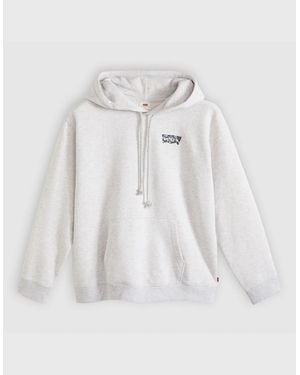 Levi's Levi's Hooded Neck Long Sleeve Relaxed Fit Sweatshirt - White