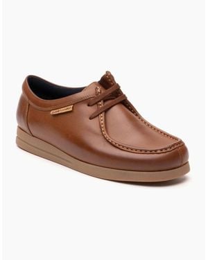 Base London London Koko Leather Tan Moccasins Shoes - Brown